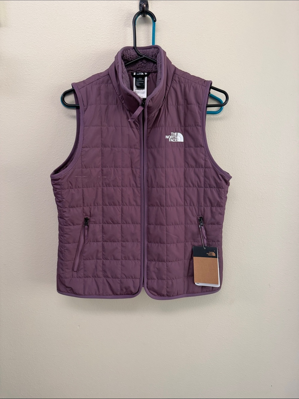 The North Face Women's Quilted Mauve Vest SzS NWT